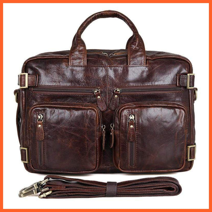 Formal Hand Bag | Men'S Leather Messenger Carry Bag | whatagift.com.au.