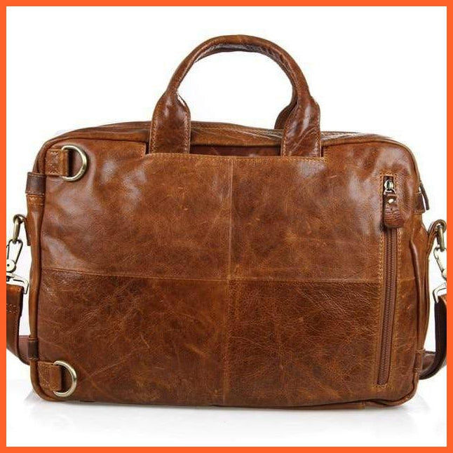 Formal Hand Bag | Men'S Leather Messenger Carry Bag | whatagift.com.au.