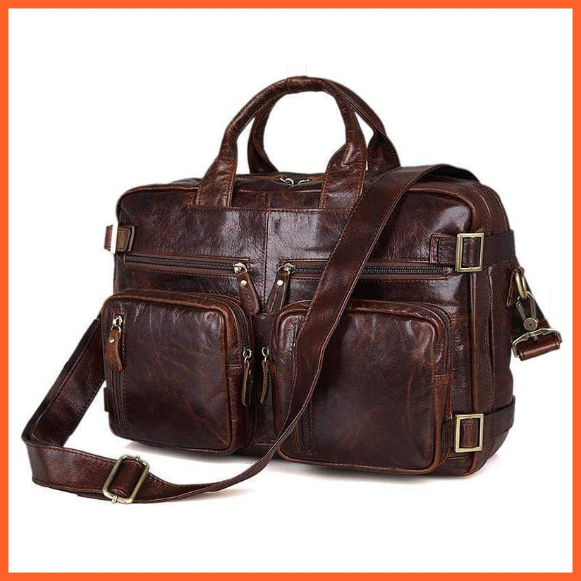 Formal Hand Bag | Men'S Leather Messenger Carry Bag | whatagift.com.au.