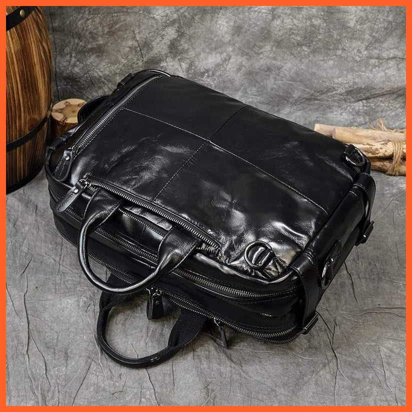 Men Briefcase Leather Hand Bag | whatagift.com.au.