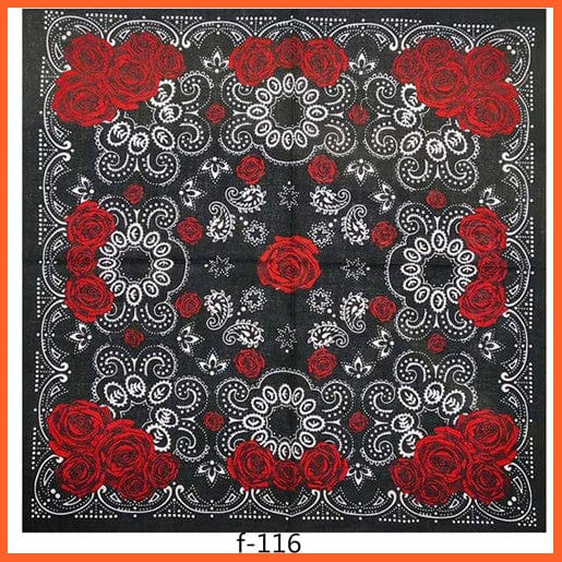 whatagift.com.au Handkerchief Copy of Unisex Cotton Hip Hop Bandana Headwear Scarf | Women Wrist Wrap Head Square Handkerchief