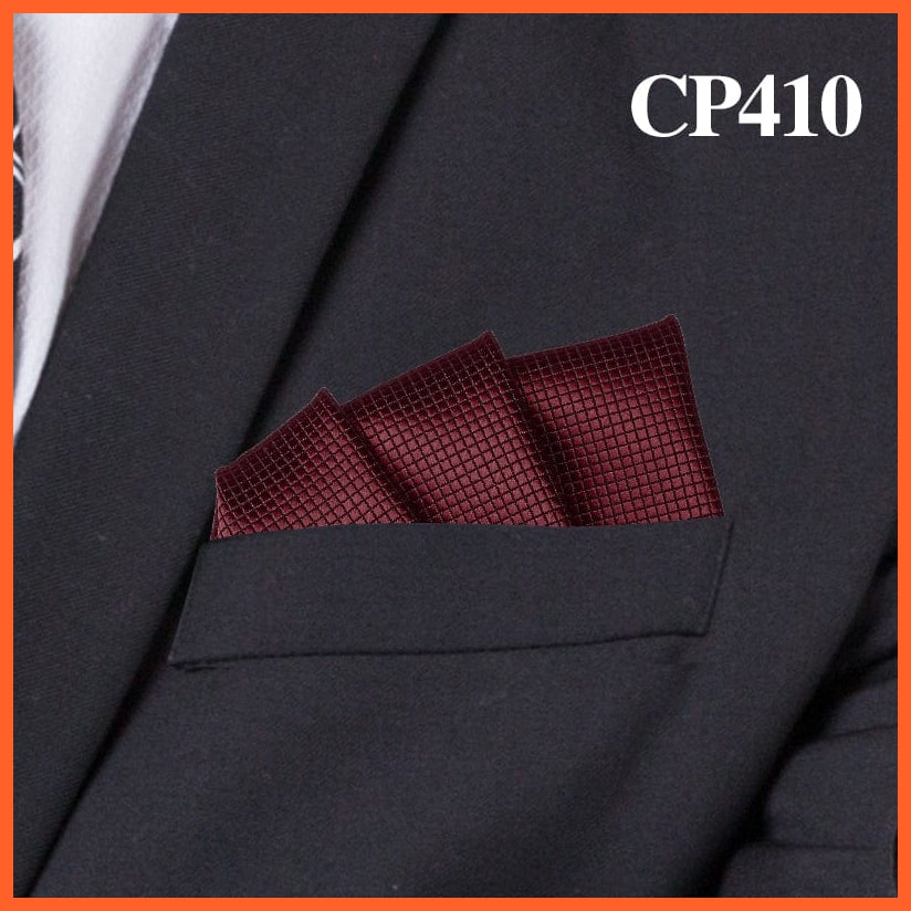 whatagift.com.au Handkerchief Fashion Suits Pocket Square Plaid Hankies Classic Suit Napkin Mens Handkerchief