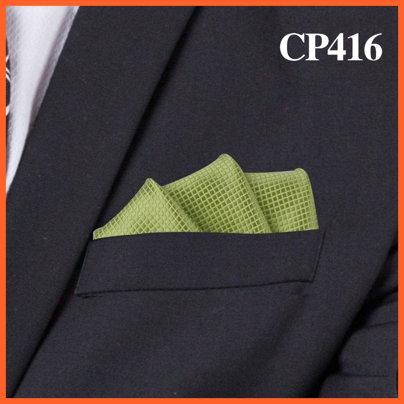 whatagift.com.au Handkerchief Fashion Suits Pocket Square Plaid Hankies Classic Suit Napkin Mens Handkerchief