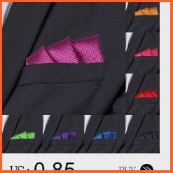 whatagift.com.au Handkerchief Fashion Suits Pocket Square Plaid Hankies Classic Suit Napkin Mens Handkerchief