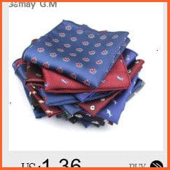 whatagift.com.au Handkerchief Fashion Suits Pocket Square Plaid Hankies Classic Suit Napkin Mens Handkerchief