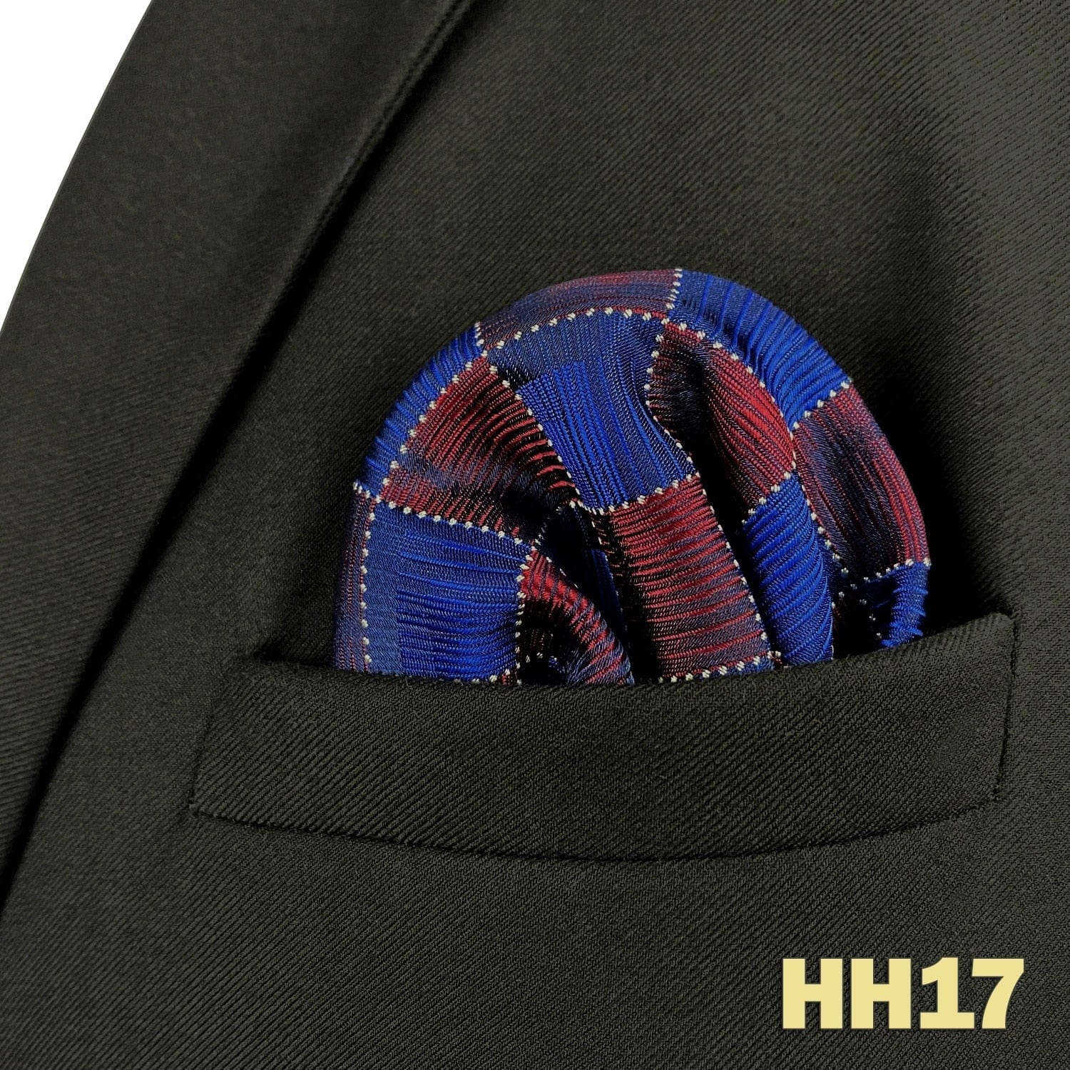 whatagift.com.au Handkerchief HH17 Colorful Multicolor Pocket Square Men's Classic Striped Handkerchief