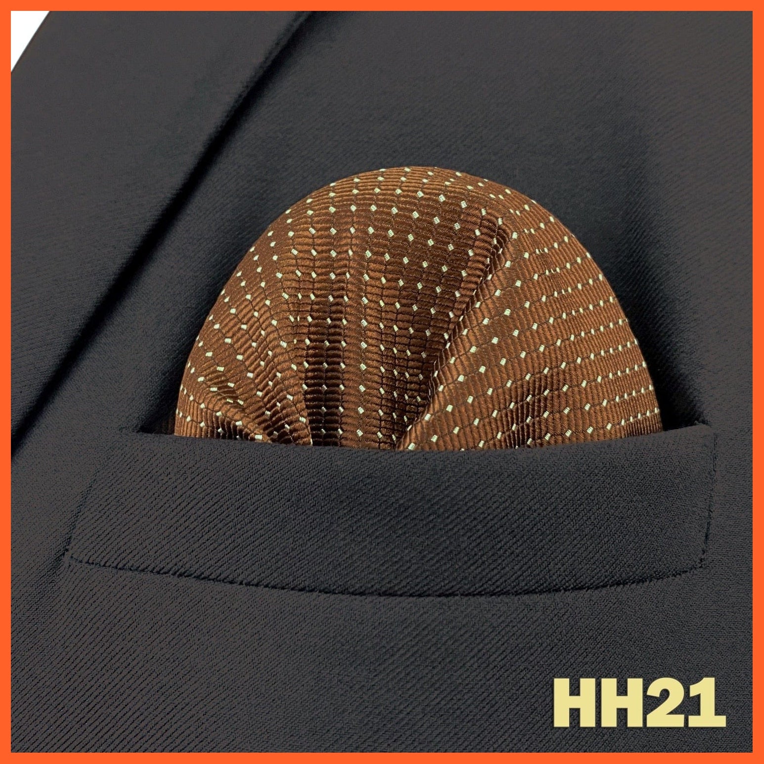 whatagift.com.au Handkerchief HH21 Colorful Multicolor Pocket Square Men's Classic Striped Handkerchief