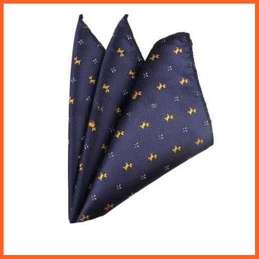 whatagift.com.au Handkerchief KD28816 Men Pocket Square Suits Hanky For Men | Plaid Men'S Square Suit Handkerchiefs