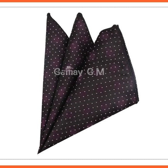 whatagift.com.au Handkerchief KD28830 Men Pocket Square Suits Hanky For Men | Plaid Men's Square Suit Handkerchiefs