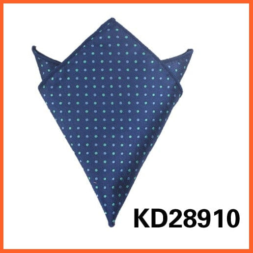 whatagift.com.au Handkerchief KD28910 Gentlemen Suit Pocket Square Hankies | Dots Design Men's Handkerchief