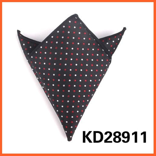 whatagift.com.au Handkerchief KD28911 Gentlemen Suit Pocket Square Hankies | Dots Design Men's Handkerchief