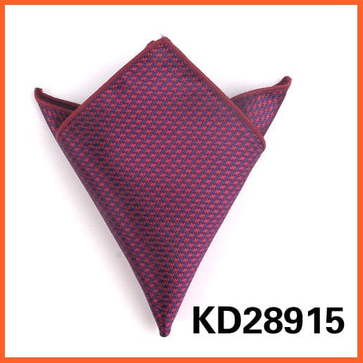 whatagift.com.au Handkerchief KD28915 Gentlemen Suit Pocket Square Hankies | Dots Design Men's Handkerchief