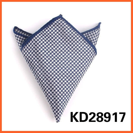 whatagift.com.au Handkerchief KD28917 Gentlemen Suit Pocket Square Hankies | Dots Design Men's Handkerchief