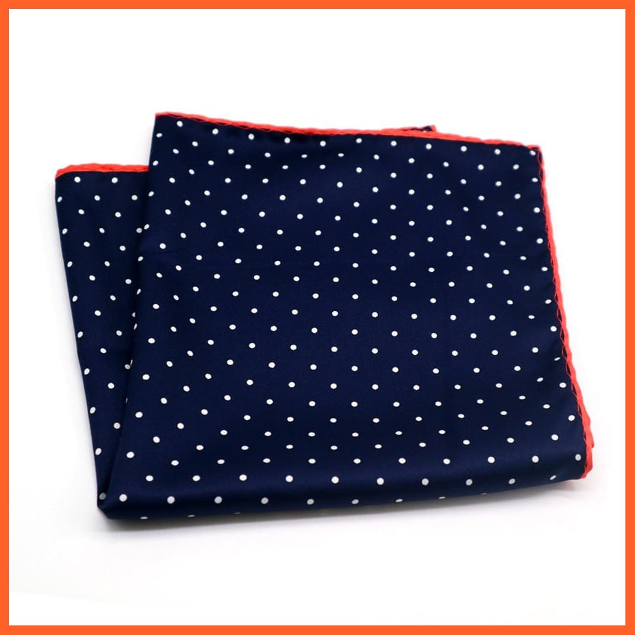 whatagift.com.au Handkerchief Large Paisley Flower Dot Pocket Square Handkerchief For Men's Gifts