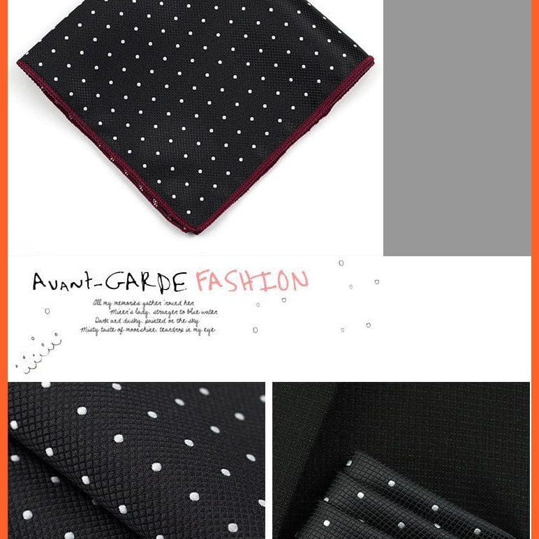 whatagift.com.au Handkerchief New Pocket Square Handkerchief Paisley Solid Colors Vintage Suit Handkerchief