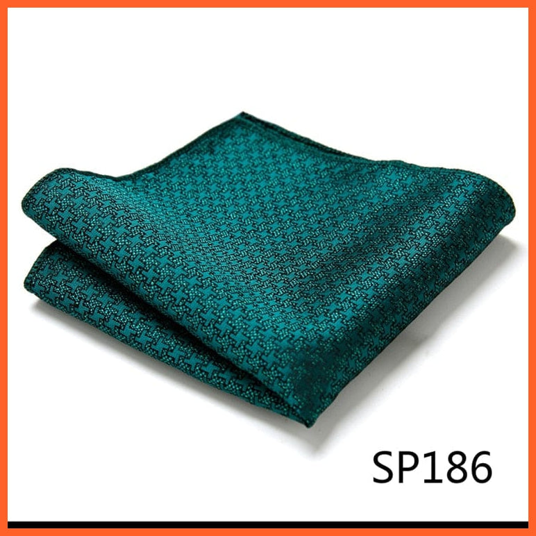 whatagift.com.au Handkerchief New Style Hot-sale Silk Pocket Square Handkerchief Black Suit Accessories