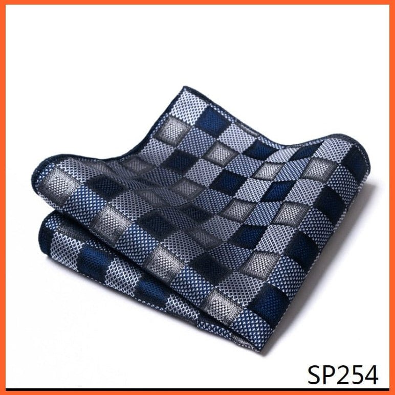 whatagift.com.au Handkerchief New Style Hot-sale Silk Pocket Square Handkerchief Black Suit Accessories