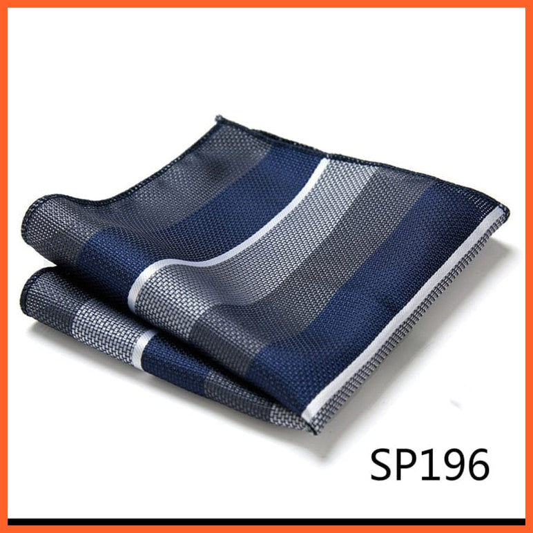 whatagift.com.au Handkerchief New Style Hot-sale Silk Pocket Square Handkerchief Black Suit Accessories