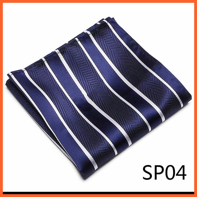 whatagift.com.au Handkerchief New Style Hot-sale Silk Pocket Square Handkerchief Black Suit Accessories