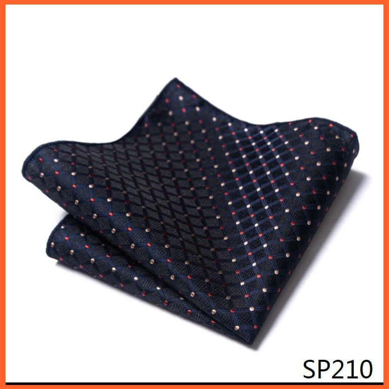 whatagift.com.au Handkerchief New Style Hot-sale Silk Pocket Square Handkerchief Black Suit Accessories