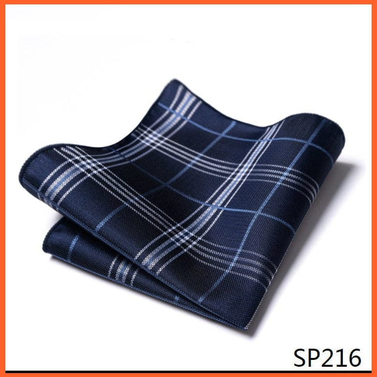 whatagift.com.au Handkerchief New Style Hot-sale Silk Pocket Square Handkerchief Black Suit Accessories