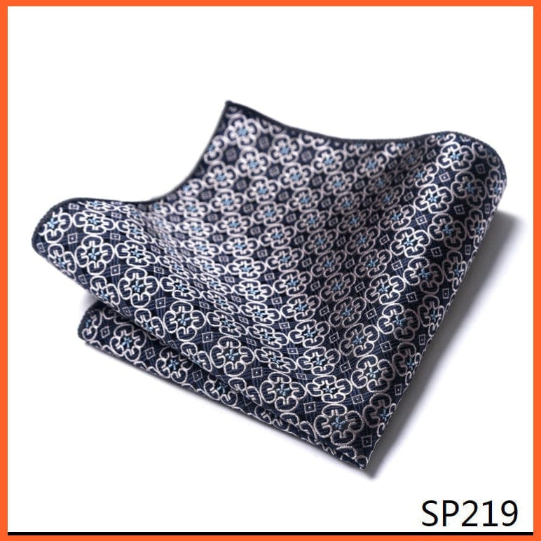 whatagift.com.au Handkerchief New Style Hot-sale Silk Pocket Square Handkerchief Black Suit Accessories