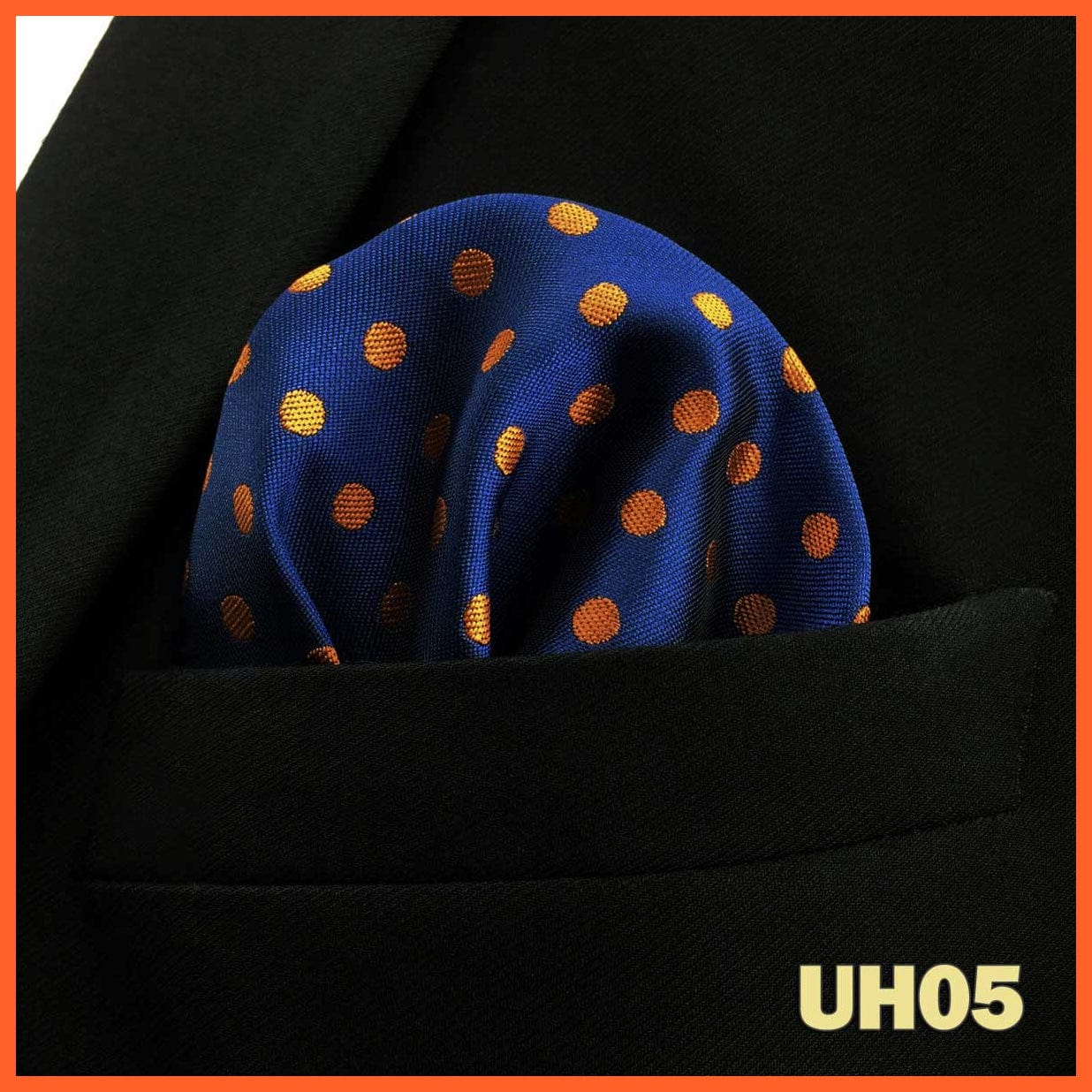 whatagift.com.au Handkerchief UH05 Colorful Multicolor Pocket Square Men's Classic Striped Handkerchief