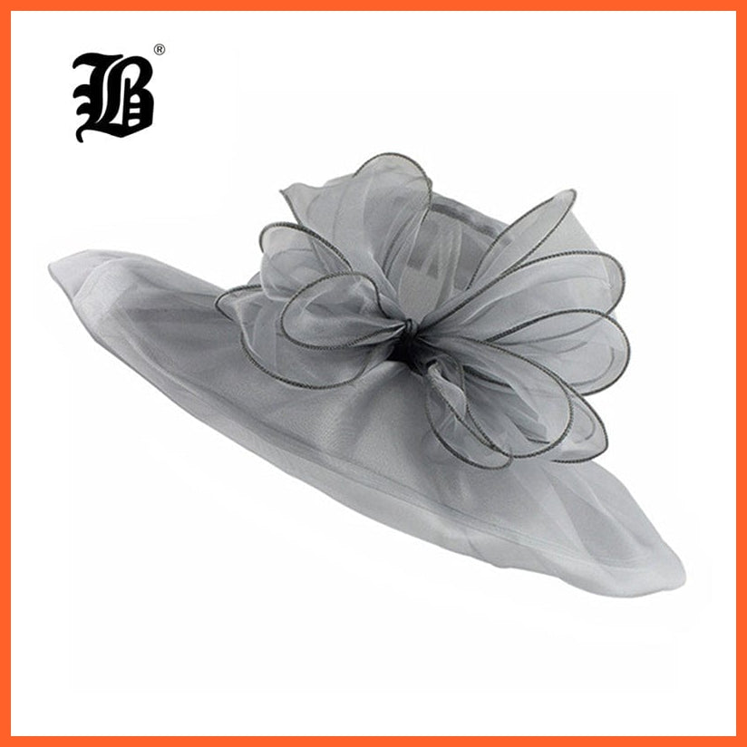 whatagift.com.au Hats Elegant Fashion Women's Church Hats | Summer Sun Wide Brim Sea Beach Hat