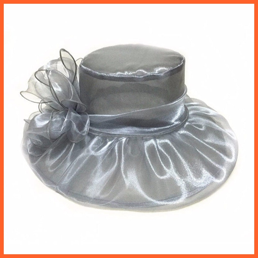 whatagift.com.au Hats Elegant Fashion Women's Church Hats | Summer Sun Wide Brim Sea Beach Hat