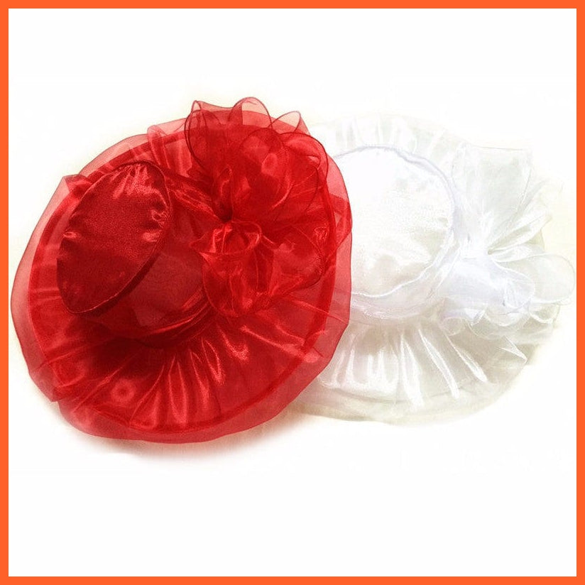 whatagift.com.au Hats Elegant Fashion Women's Church Hats | Summer Sun Wide Brim Sea Beach Hat