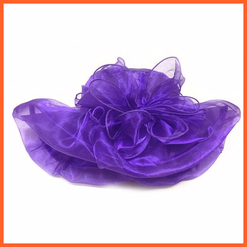 whatagift.com.au Hats Elegant Fashion Women's Church Hats | Summer Sun Wide Brim Sea Beach Hat
