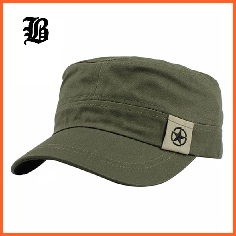 whatagift.com.au Hats New Fashion Sun Casual Military Hat | Vintage Cotton Sailor Patrol Fatigue Hats