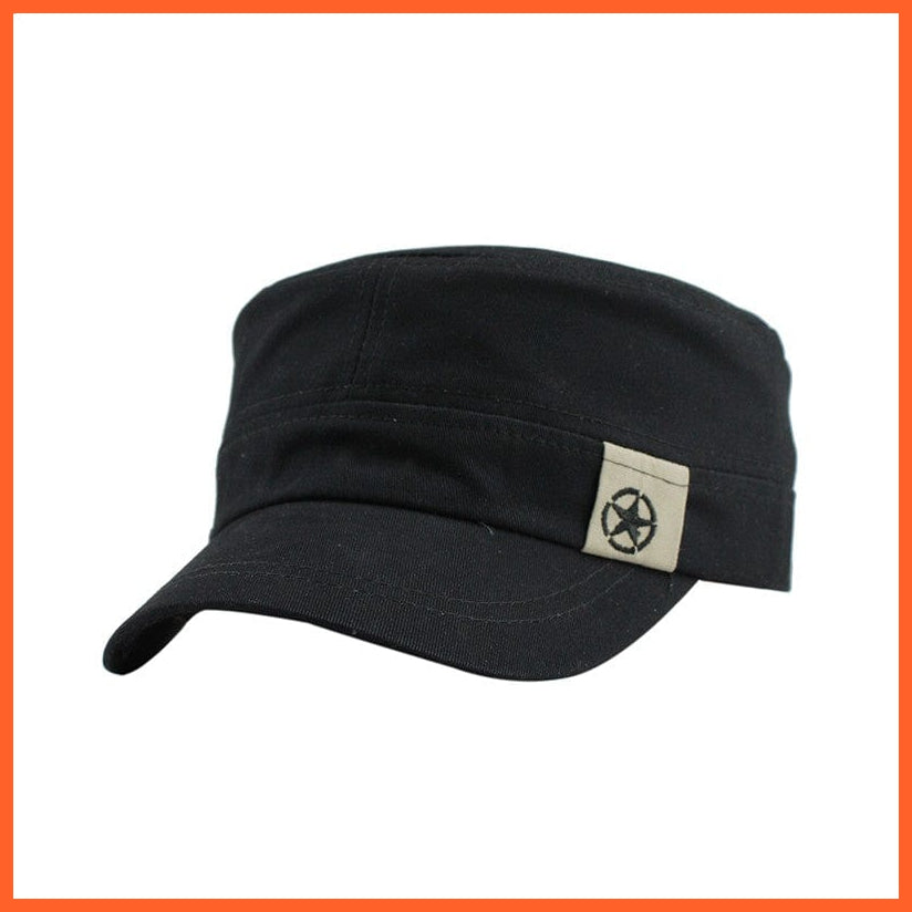 whatagift.com.au Hats New Fashion Sun Casual Military Hat | Vintage Cotton Sailor Patrol Fatigue Hats