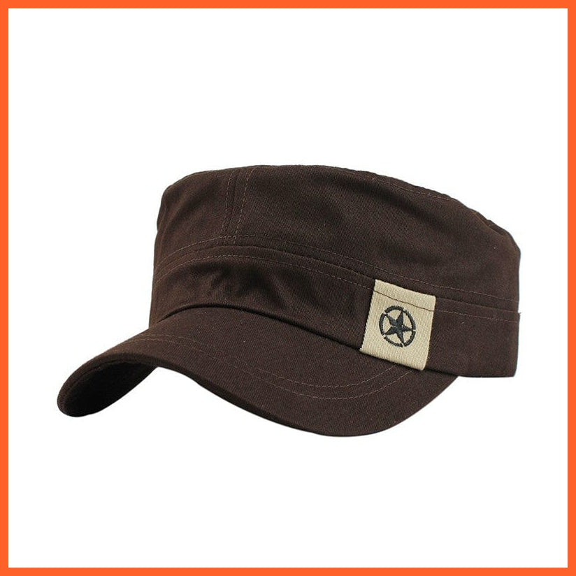 whatagift.com.au Hats New Fashion Sun Casual Military Hat | Vintage Cotton Sailor Patrol Fatigue Hats