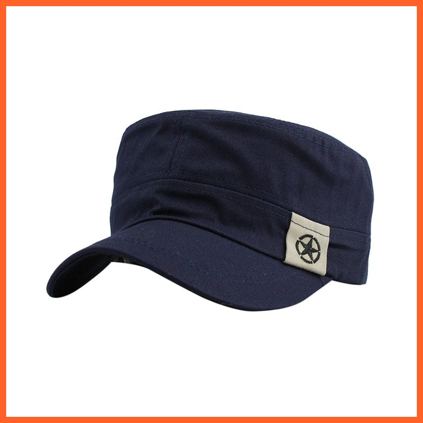 whatagift.com.au Hats New Fashion Sun Casual Military Hat | Vintage Cotton Sailor Patrol Fatigue Hats
