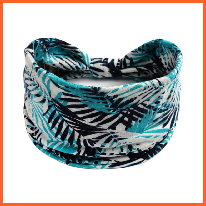 whatagift.com.au Headband 25 Summer Bohemian Bandanas | Headbands Yoga Exercise Cotton Printed Scrunchies