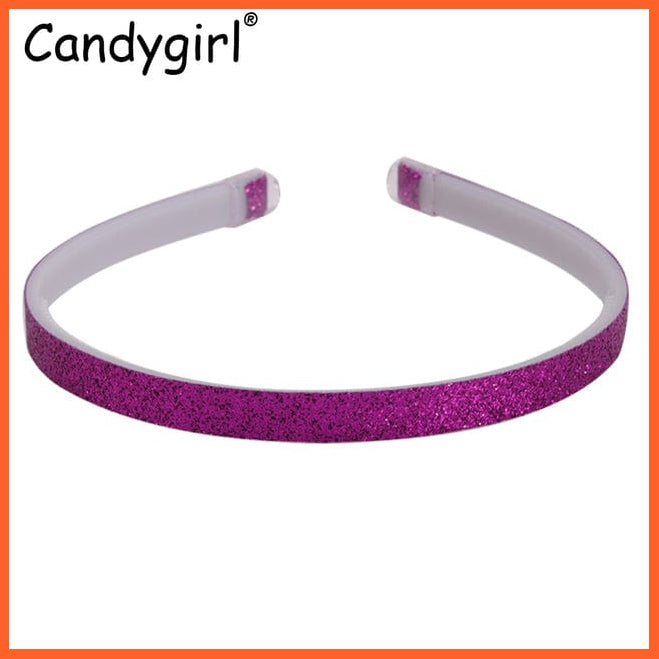 whatagift.com.au Headband 35 Candygirl Glitter Girls Headband | Rainbow Sparkly Sequin Star Hair Accessories