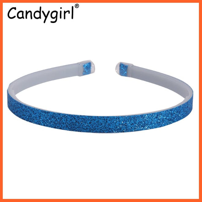 whatagift.com.au Headband 36 Candygirl Glitter Girls Headband | Rainbow Sparkly Sequin Star Hair Accessories