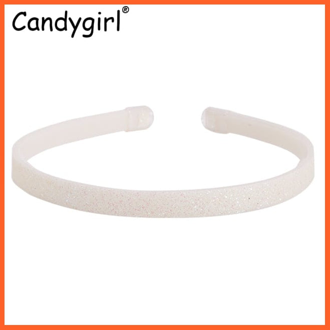 whatagift.com.au Headband 40 Candygirl Glitter Girls Headband | Rainbow Sparkly Sequin Star Hair Accessories