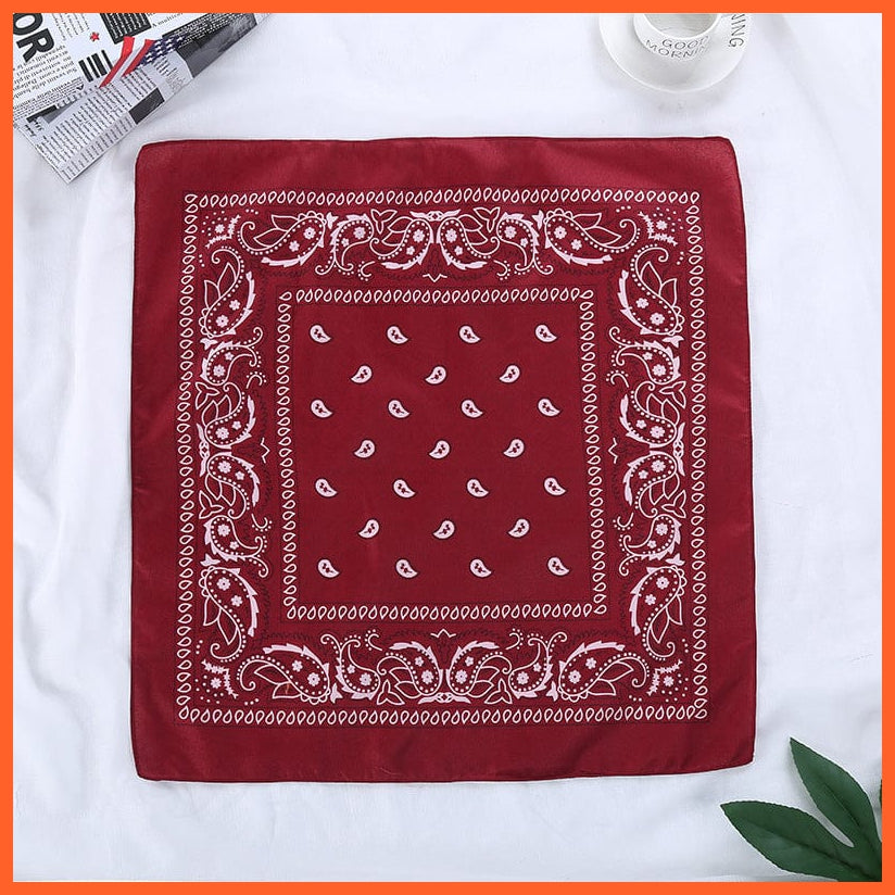 whatagift.com.au Headband Bohemian Print Bandana Hair Bands |  Women Turban Square Scarf Handkerchief