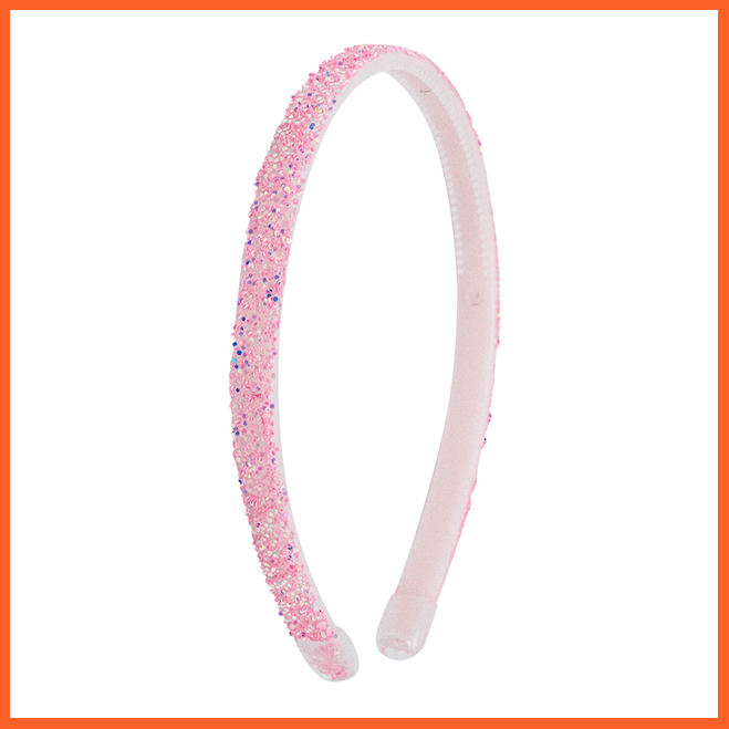 whatagift.com.au Headband Candygirl Glitter Girls Headband | Rainbow Sparkly Sequin Star Hair Accessories