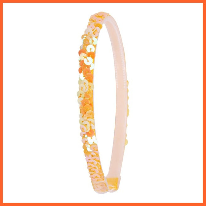 whatagift.com.au Headband Candygirl Glitter Girls Headband | Rainbow Sparkly Sequin Star Hair Accessories