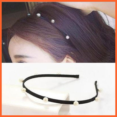 whatagift.com.au Headband Colorful Rhinestone Flower Leaf Hair Hoop Headband | Women Bezel Hair Band