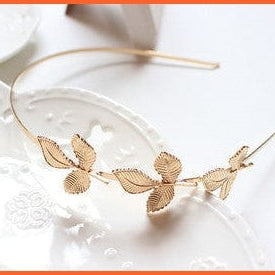 whatagift.com.au Headband Colorful Rhinestone Flower Leaf Hair Hoop Headband | Women Bezel Hair Band