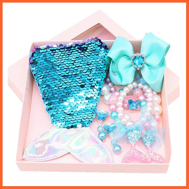whatagift.com.au Headband Copy of Mermaid Kids Sequin Headband | Princess Party Lace Hair Accessories Photo Props