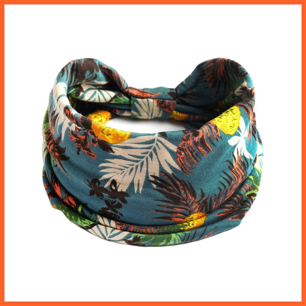 whatagift.com.au Headband Copy of Summer Bohemian Bandanas | Headbands Yoga Exercise Cotton Printed Scrunchies