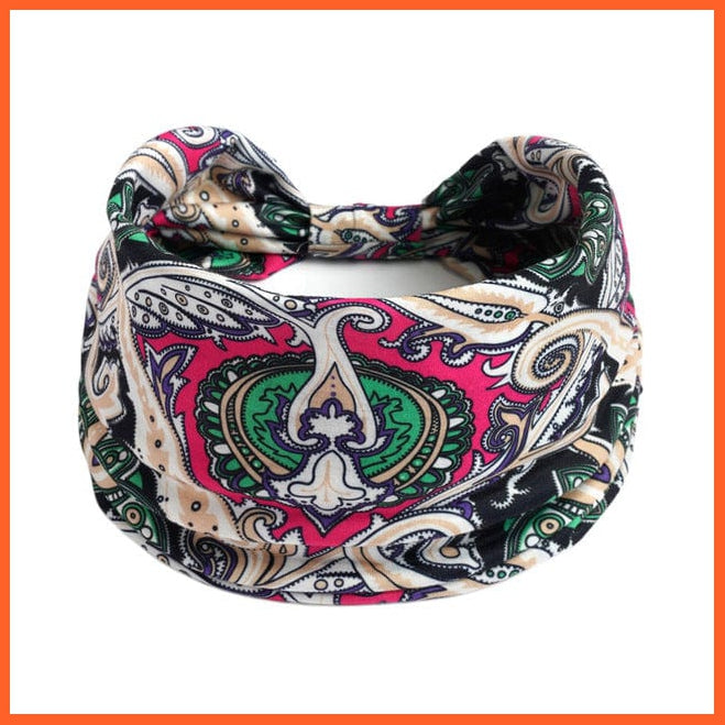 whatagift.com.au Headband Copy of Summer Bohemian Bandanas | Headbands Yoga Exercise Cotton Printed Scrunchies