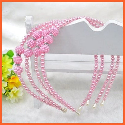 whatagift.com.au Headband FA-05 New Fashion Pearls Hair Band | Versatile Simple Headband for Women