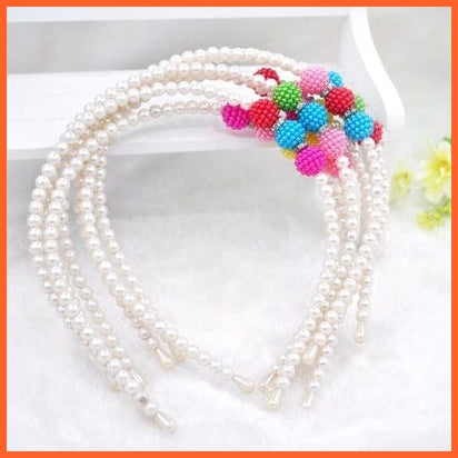 whatagift.com.au Headband FA-06 New Fashion Pearls Hair Band | Versatile Simple Headband for Women