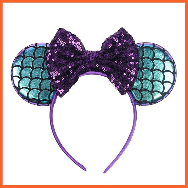 whatagift.com.au Headband Mermaid Kids Sequin Headband | Princess Party Lace Hair Accessories Photo Props